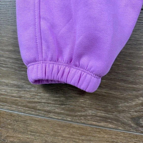 Nike Girls Loose Fit Sweatpants Size L Rush Fuchsia Back to School NWT Fleece - Picture 7 of 14